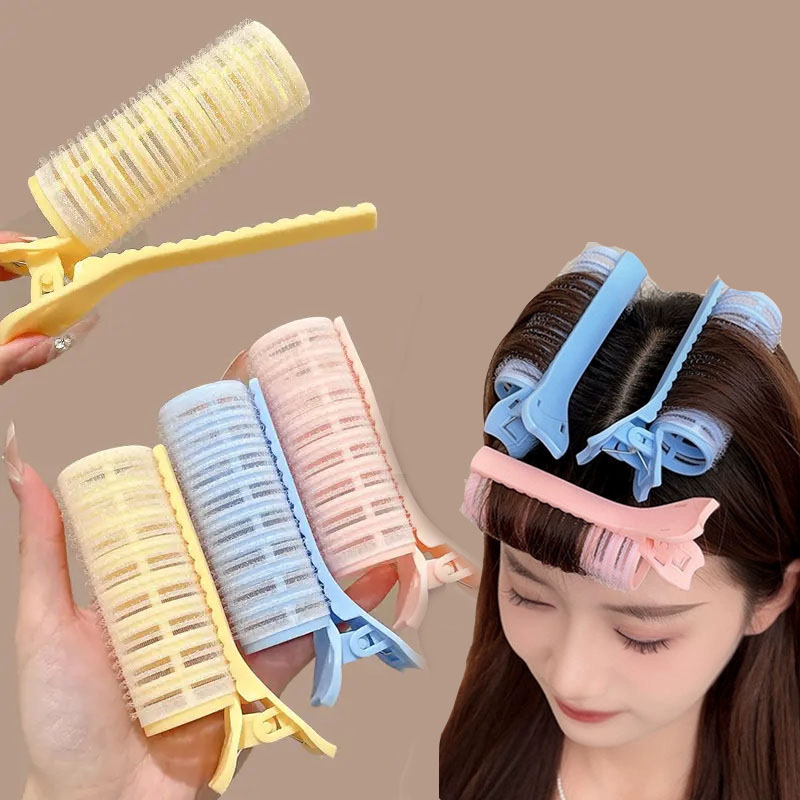 Root Hook Tool - ふわふわヘア根元スタイリングローラー 1/2個入り、跡が残らないセルフグリップカーリングバレルクリップ、髪を傷めないボリュームツール