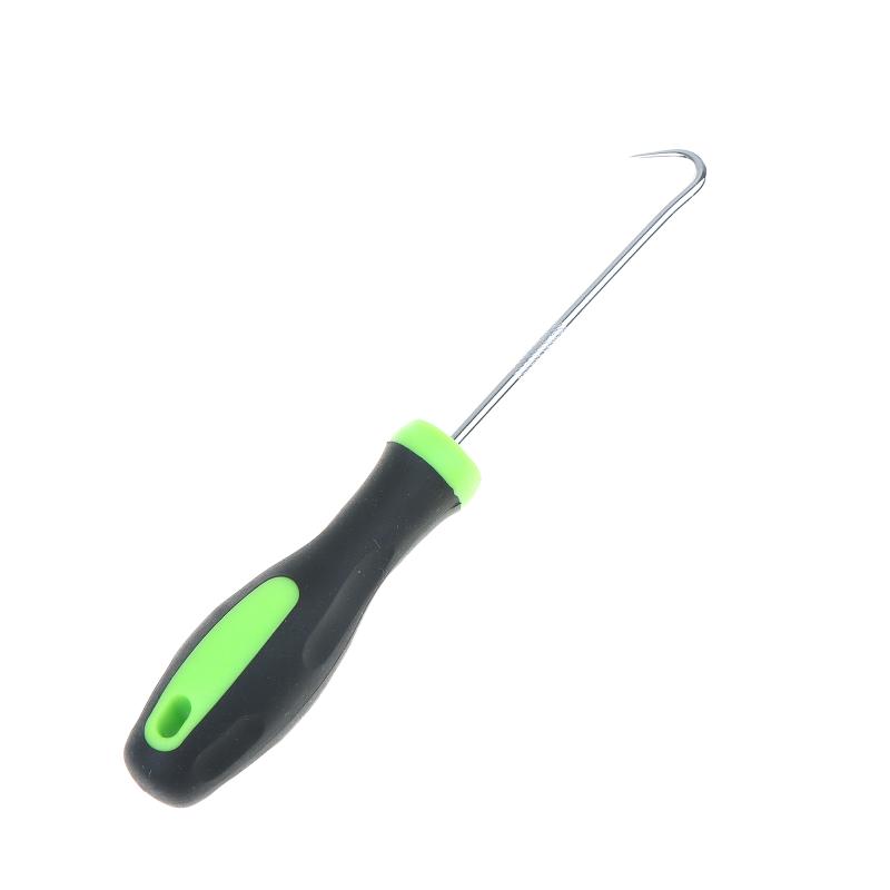 Root Hook Tool - C ヘビーデューティー除草ツール - 芝生やパティオ用の人間工学に基づいた根除去ツール、滑り止めグリップ付きの簡単な手動除草フック