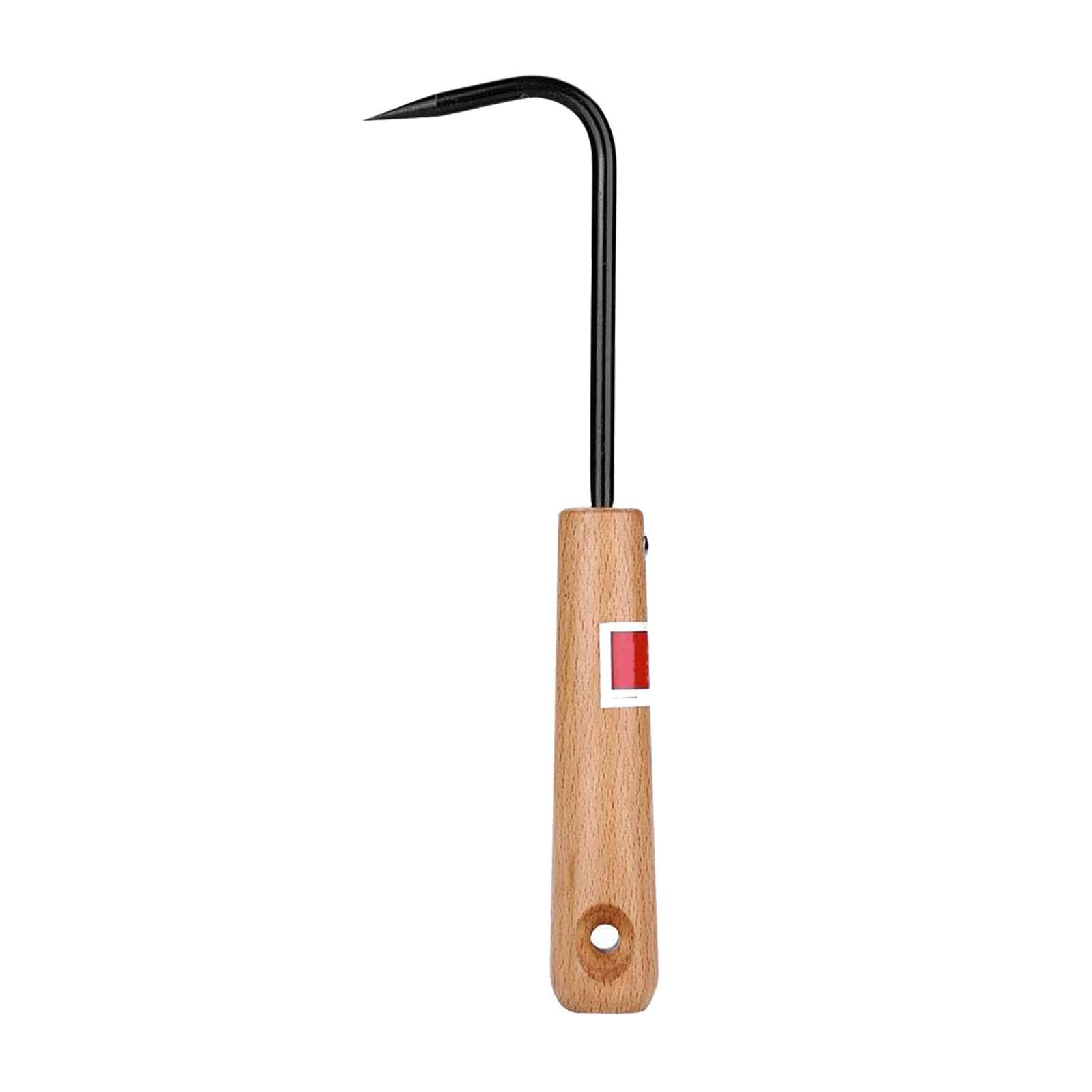 頑丈な盆栽根鉤木製ハンドル園芸ツール耐久性のある熊手で土をほ - Root Hook Tool のレビューと価格