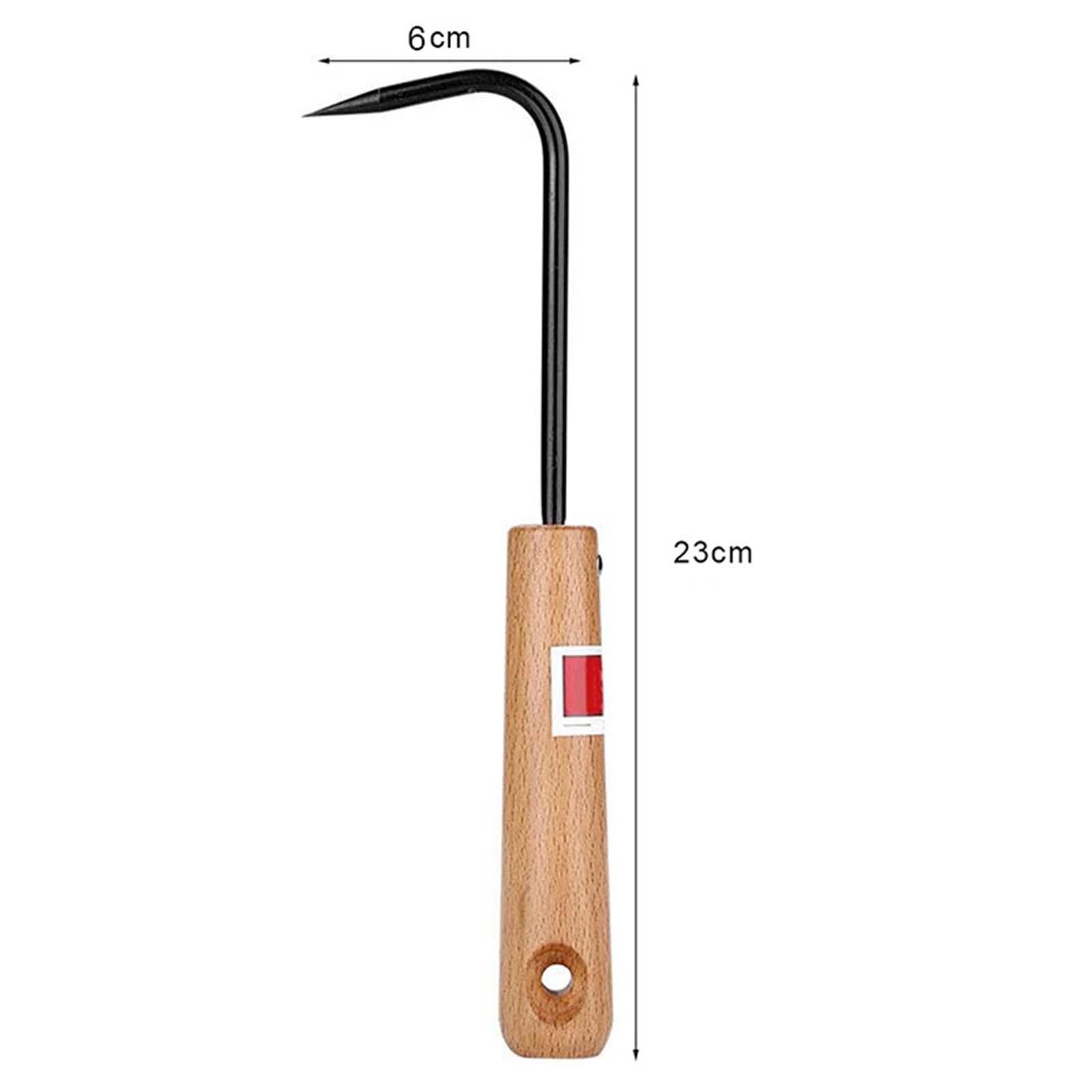 頑丈な盆栽根鉤木製ハンドル園芸ツール耐久性のある熊手で土をほ - Root Hook Tool のレビューと価格