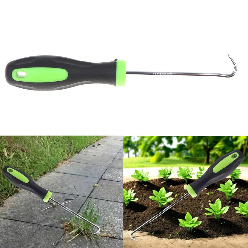 新しい頑丈な雑草除去ツール - 芝生やパティオ用の人間工学に - Root Hook Tool のレビューと価格